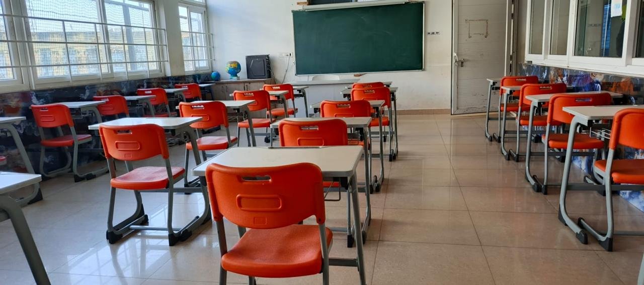 Students working on project